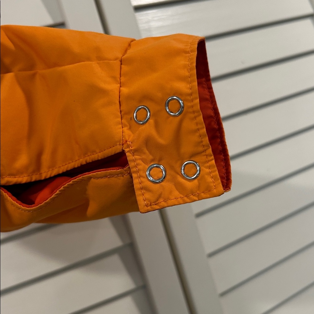 Columbia Orange/Dark Orange REVERSIBLE Utility Jacket Size S - Picture 7 of 10